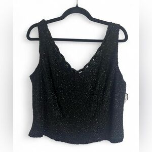 Elegant Black Sleeveless Blouse